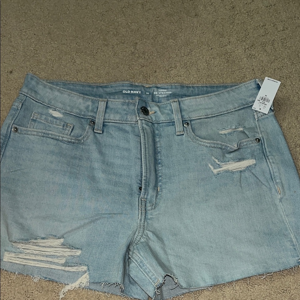 Old Navy Women's Jean Shorts - Light Blue